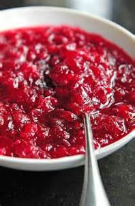 cranberry sauce